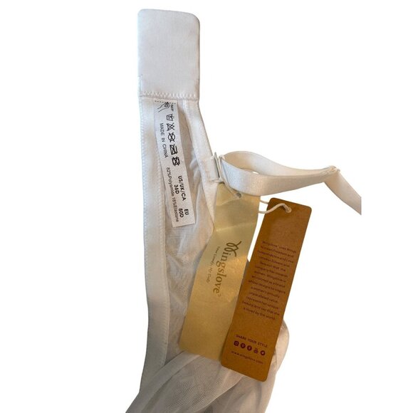 Wingslove See Through Unlined Sheer Lace Bra, Underwire Size 36D - Picture 5 of 7